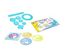 Teorema - Juego de espirógrafo y plantilla para niños, kit completo con álbum de dibujo, base y ruedas para dibujar formas únicas