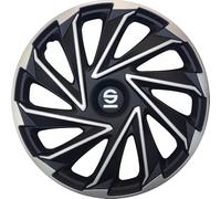 teorema Sparco Tapacubos Varese plateado/negro de 14 pulgadas