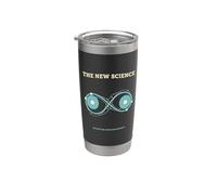 Teoría Cuántica del Enredo Diseño Ciencia Minimalista Vaso térmico de acero inoxidable de doble pared