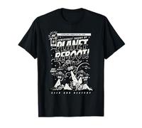 Teoría de la conspiración del Planeta reinicio Retro cómic tee Camiseta