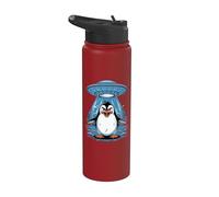 Teoría de la conspiración del secuestro de ovnis de pingüino Stainless Steel Insulated Water Bottle