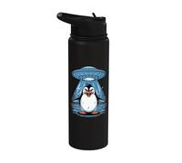 Teoría de la conspiración del secuestro de ovnis de pingüino Stainless Steel Insulated Water Bottle