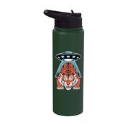 Teoría de la conspiración del tigre del secuestro de ovnis Stainless Steel Insulated Water Bottle