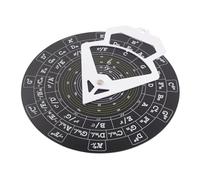 Teoría De La Guitarra | Herramienta De Pared De Entrenamiento Para Guitarra | Disco Portátil de Asistente para Principiantes Práctica Instrumento Melódico Adultos