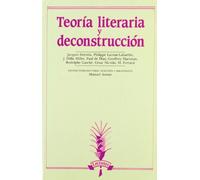 Teoría literaria y deconstrucción (Lecturas)