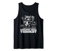 Teórico Certificado de la Parrilla asando una Barbacoa para papá Camiseta sin Mangas