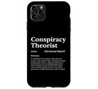Teórico de la conspiración Definición Objetivo Diccionario Significado Carcasa para iPhone 11 Pro MAX