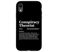 Teórico de la conspiración Definición Objetivo Diccionario Significado Carcasa para iPhone XR