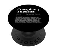 Teórico de la conspiración Definición Objetivo Diccionario Significado PopSockets PopGrip Adhesivo