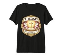 Teosis Deificación por Gracia Christian Jesucristo Iglesia Camiseta Premium