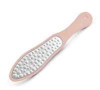 Teouuas Lima Pies, Pedicura Profesional para Pies, Removedor de Callos Doble, Raspador de Piel Muerta, Pedicura Manual para Durezas y Talones Agrietados, Mujeres y Hombres en Casa (Rosa)