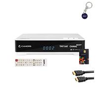 TEOX Mini HD Receptor satélite + Tarjeta TNTSAT incluida + Cable HDMi 2M