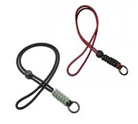 TEOZBLU 2 Pcs Lanyard Llaves, Cuerda Colgante Trenzada, Cuelga Llaves Cuello, Colgador Llaves Cuello,Cinta Cuello Llaves,Colgante Movil,Portatarjetas Colgante, Cordón De Cuello Para Llaves(Rojo/negro)