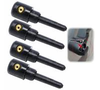 TEOZBLU 4 Piezas Boquilla Lavaparabrisas Trasero para Coche, Chorros Limpiaparabrisas de un Solo Orificio, Rociador Boquilla de Lavado de Parabrisas Universal para AD A3 A4 A6 RS4 RS6/VW/Golf/Skoda