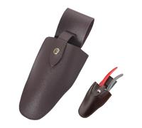 TEOZBLU Funda De Piel Para Tijeras De Jardín o Alicates, Funda Tijeras Podar,Soporte De Cuero Portátil Para Tijeras De Podar, Alicates y Cuchillos, Funda De Cuero Para Podadora, Herramientas De Jardín