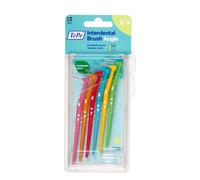 TePe Angle Cepillos interdentales angulados / Palillos interdentales / Pack de 6 unidades de diferente tamaño, multicolor