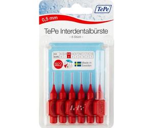 TePe Brossettes Interdentaire 0,50mm Rojo 6uds