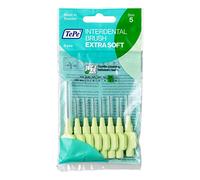 Cepillo interdental TePe, Extra Suave, verde, 0,8 mm/ISO 5, 8 ud., eliminación de placa, limpieza interdental eficaz, hilo dental, para espacios reducidos