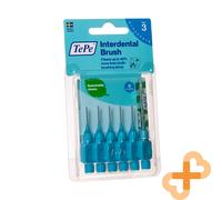 TePe Cepillo Interdental 0,60 MM Azul Claro 6 Piezas Talla 3 Sostenible a Elegir