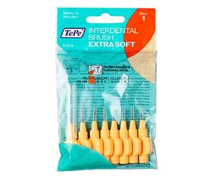 TePe Cepillo interdental, extra suave, 0,45 mm, juego de 16, naranja claro