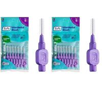 TePe Cepillos interdentales Original/Palillos interdentales/Tamaño 6, diámetro 1,1 mm/pack de 8, color morado (Paquete de 2)