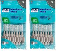TEPE Cepillos Interdentales Original/palillos Interdentales/tamaño 7, Diámetro 1,3 Mm/pack De, Color, Gris, ISO Size 7 (1.3 mm), 8 Unidad (Paquete de 2)