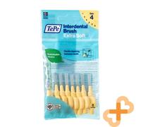 TePe Extra Suave Interdental Cepillo de Dientes 0.7MM Amarillo 8 Piezas Talla 4