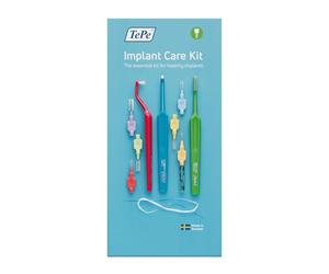 TePe Implant Kit, 12 ud. de kit de cuidado bucal para el cuidado de implantes, herramientas de limpieza interdental, cepillos especiales para una buena higiene bucal