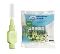 TePe Interdental Brush, Extra Soft, Green, 0.8mm/ISO 5, 20pcs, plaque removal, efficient clean between the teeth, tooth floss, for small gaps