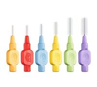 Cepillo interdental TePe, Extra Suave, naranja, 0,45 mm/ISO 1, 8 ud., limpieza dental para eliminación de placa, limpieza interdental eficaz, para espacios estrechos