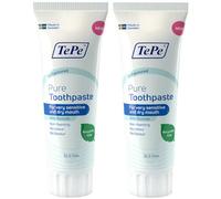 TePe Pastas de Dientes Pure sin Sabor 2x75 ml