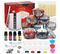 TEPENAR Fabricación creativa de velas para Navidad - Kit para hacer velas DIY, conjunto de regalos de velas perfumadas y kit de fabricación de velas para Navidad, cumpleaños, Día de la Madre