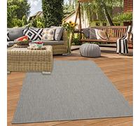 Teppich-Traum Alfombra Sisal Multi-Talento Interior y Exterior: Corredor Cocina en Gris, 160x220 cm