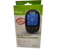 TEPRO 2 en 1 Sonda Doble Sensor Termómetro Para Parrilla Negro