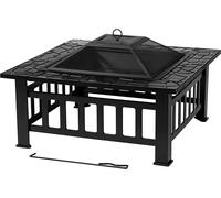 TEPRO Feuerschale Glenview 1170 Schwarz (81 x 81 x 50 cm) NEU OVP