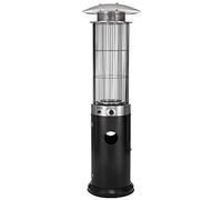 tepro Ventura - Chimenea de acero inoxidable, color negro