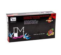 teqler T de 324531 Tattoo de guantes, Negro, Pequeño (100 unidades)