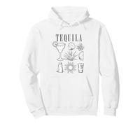 Tequila Icons with Margarita Salt Lime Sun Sudadera con Capucha
