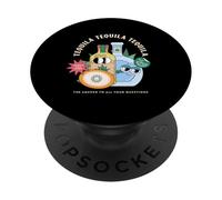 Tequila - La Respuesta a Todas Sus Preguntas PopSockets PopGrip Adhesivo