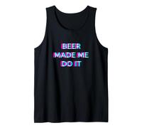 Tequila Made Me Do It Funny Drinking Alcohol Party Lover Camiseta sin Mangas