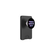 Tequila Made Me Do It Funny Drinking Alcohol Party Lover PopSockets PopWallet para MagSafe