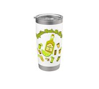 Tequila Made Me Do It Funny Drinking Party Cinco De Mayo Vaso térmico de acero inoxidable de doble pared