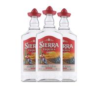 Tequila Sierra Blanco 1 L (Caja de 3 Botellas de 1 L)