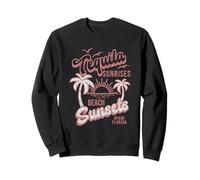 Tequila Sunrises Beach Sunsets Miami Florida Sudadera
