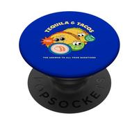 Tequila & Tacos - La Respuesta a Todas Sus Preguntas PopSockets PopGrip Adhesivo
