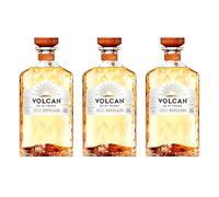 Tequila Volcán de mi Tierra Reposado destilado premium selección gourmet - 3 Botellas x 70 cl