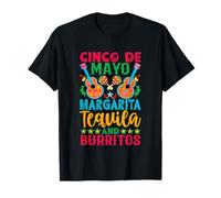 Tequila Y Burritos Margarita Cinco De Mayo Camiseta