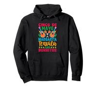 Tequila Y Burritos Margarita Cinco De Mayo Sudadera con Capucha
