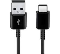 TEQY Cable USB-C 80 cm Compatible con Samsung Galaxy Serie S Note Fold Flip Tab USB Tipo C Cable de Carga y Datos 3A - Negro