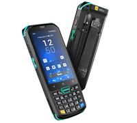 Tera Android 11 - Escáner de códigos de Barras con 26 Teclas, Motor de escaneo HS7, IP67, Resistente, 4 + 64 GB, 5100 mAh, batería QC 3.0, Carga rápida, Pantalla táctil de 4 Pulgadas, Terminal móvil